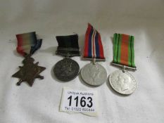 A WW1 star awarded to Pte.