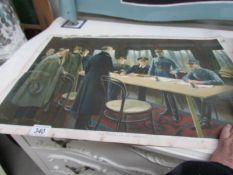 A Cuneo D-Day print and a 'Signing of the Armistice' print