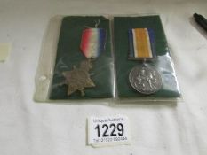 A WW1 Victory medal, war medal and star for Gnr. A. fuller, R.F.A.