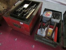 2 boxes/ chests of tools