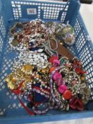 A mixed lot of costume jewellery etc