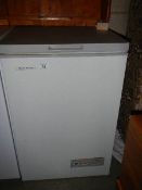 A small chest freezer