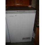 A small chest freezer