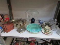 A mixed lot including silver plate,