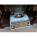 A cased Imperial portable typewriter