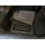 An Imperial portable typewriter