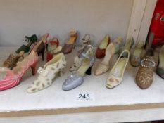 10 model collectable shoes including 'Just the right shoe'
