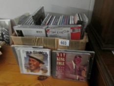 Approximately 35 CD's including Frank Sinatra,