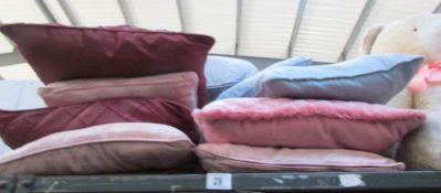 A quantity of cushions