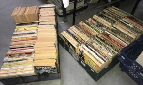 A large collection of vintage Western books