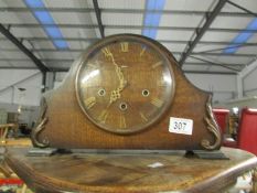 A Smith's Westminster chimes clock with key