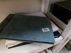 3 vintage photograph albums including wedding album