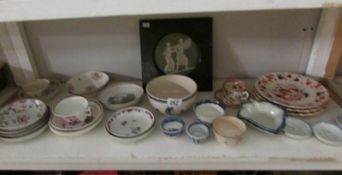 A mixed lot of china including cups, saucers,