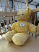 A circa 1950's Pedigree teddy bear