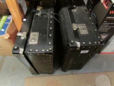 2 Kilbourn Martin suitcases (one with BBC stickers)