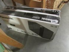 A Phillips stereo system in a Panasonic box