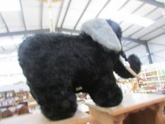 A vintage mammoth toy