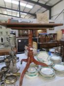 A Georgian mahogany tripod table