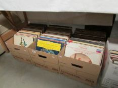 3 boxes of classical LP records