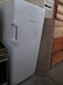 A Hotpoint upright freezer