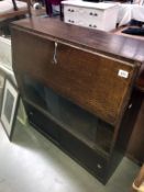 An oak bureau.