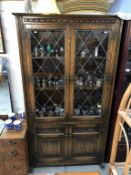 A good quality oak book case.