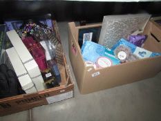 2 boxes of boxed gift sets including Accessorize vanity case, cuff links etc.