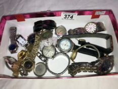 A quantity of wrist watches including Rotary, Oriosa etc.