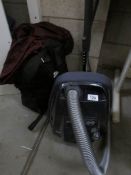 A Sebo vacuum cleaner.