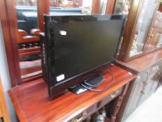 A flat screen television.