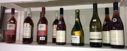 12 bottles of wine including white and rose'.