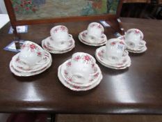 An 18 piece Duchess bone china tea set.