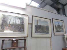 3 framed and glazed limited edition prints by Ton Dodson including Nature Walk,