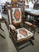 An American rocking chair,.