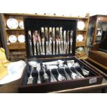 A good quality Butler of Sheffield 66 piece canteen of cutlery.