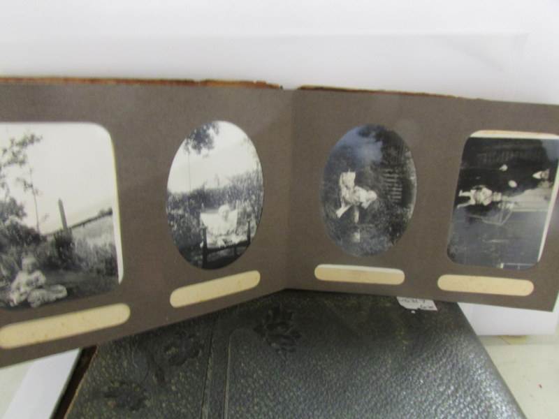 An album of late Victorian / early 20th century photographs and carte de visite together with an - Image 3 of 5