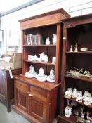 A mahogany dresser.