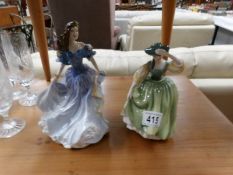 2 Royal Doulton figurines, Rebecca and Buttercup.