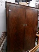 A good quality mahogany wardrobe.