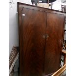 A good quality mahogany wardrobe.