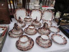 A Royal Albert Crown china tea service and quantity of other plates.