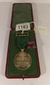 A Silver Ruston & Hornsby Ltd 50 year service medal J E Graves 1900-1950 and a 50 year service