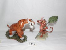 2 boxed Disney classics figures being Shere Khan and Monkeying around from Disney's Jungle Book.