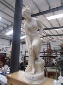 A classical style nude garden statue.