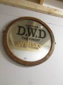 A DWD whisky mirror.