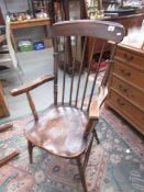 A Windsor chair,