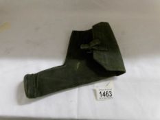 A canvas gun holster marked ME Co., 1945, AF0260.