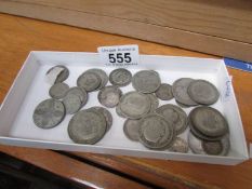 Approximately 212 grams of pre 1920 and pre 1947 silver UK coins.