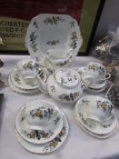 An 18 piece Aynsley tea set.