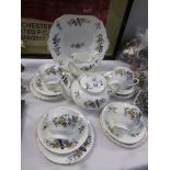 An 18 piece Aynsley tea set.